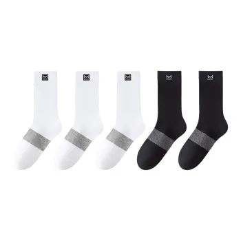 MIIOW Mid Calf Socks Men's 5 Pack
