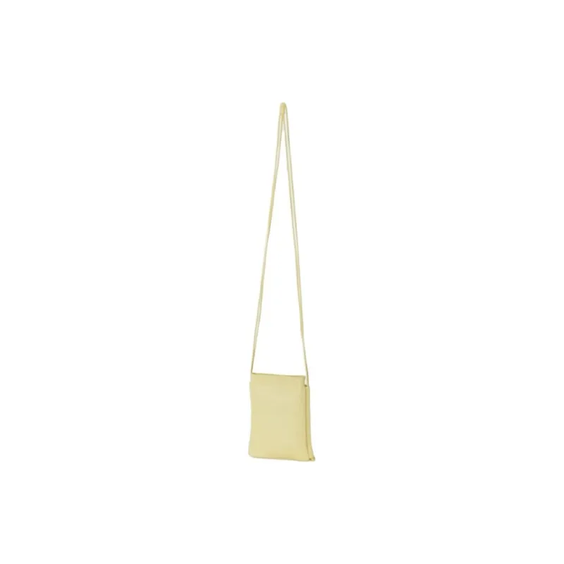 Hereu Cow Leather Crossbody Bag Shoulder Bag Mini Women's Yellow-1
