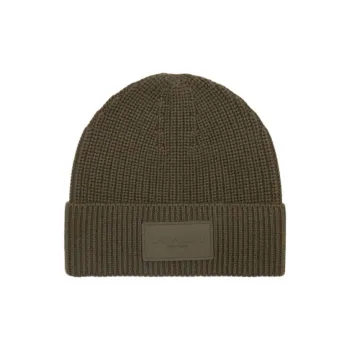 COACH Merino Wool Beanies Unisex Green
