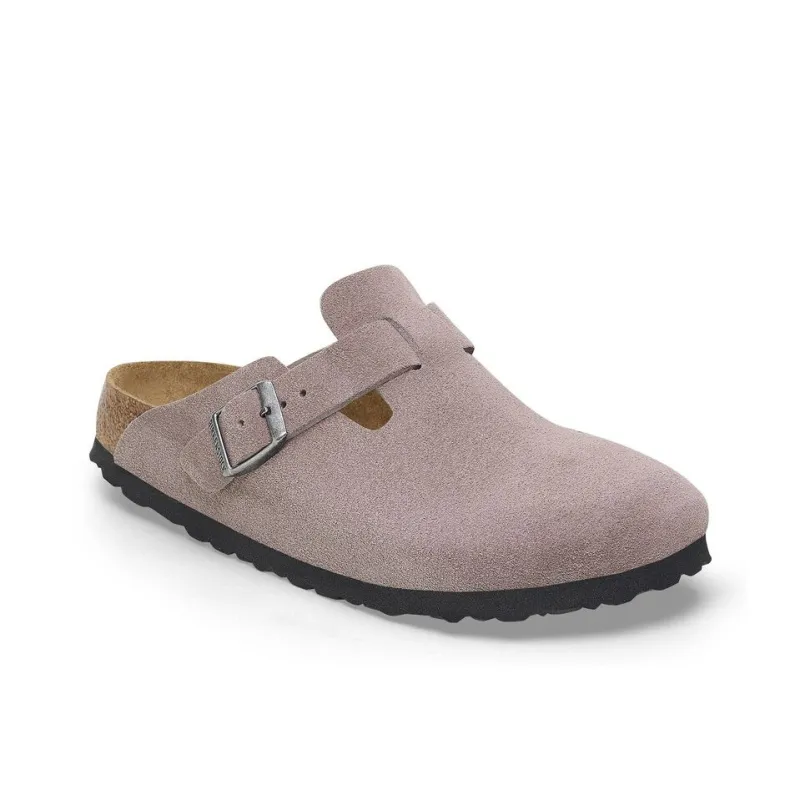 Birkenstock EVA Abrasion Resistant Wrap toe Slippers Unisex Light Purple-1