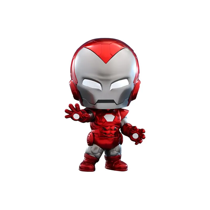 Hot Toys Cosbaby Collection Marvel Comic Iron Man Silver Centurion Armor Edition S Chibi Figures-0