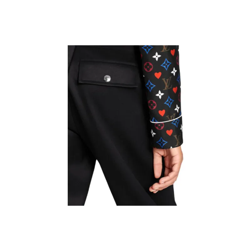 LOUIS VUITTON Jackets Coats Women's Black-5