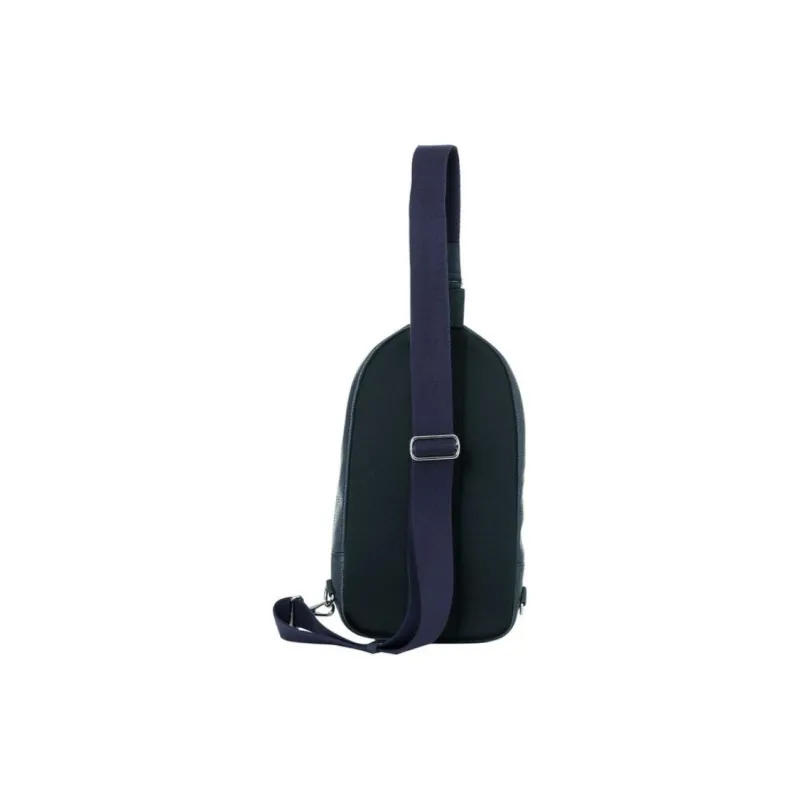 SAMSONITE Cow Leather Sling Bags Crossbody Bags Men's Marine Blue-5