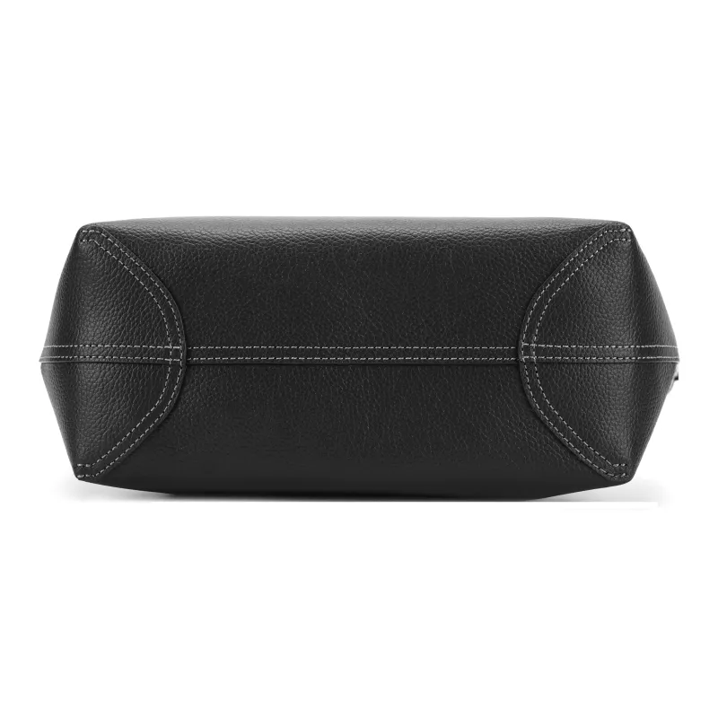 COACH City Cow Split Leather Tote Bag, Shopping Bag, Handbag, Shoulder Bag Women's Black-5