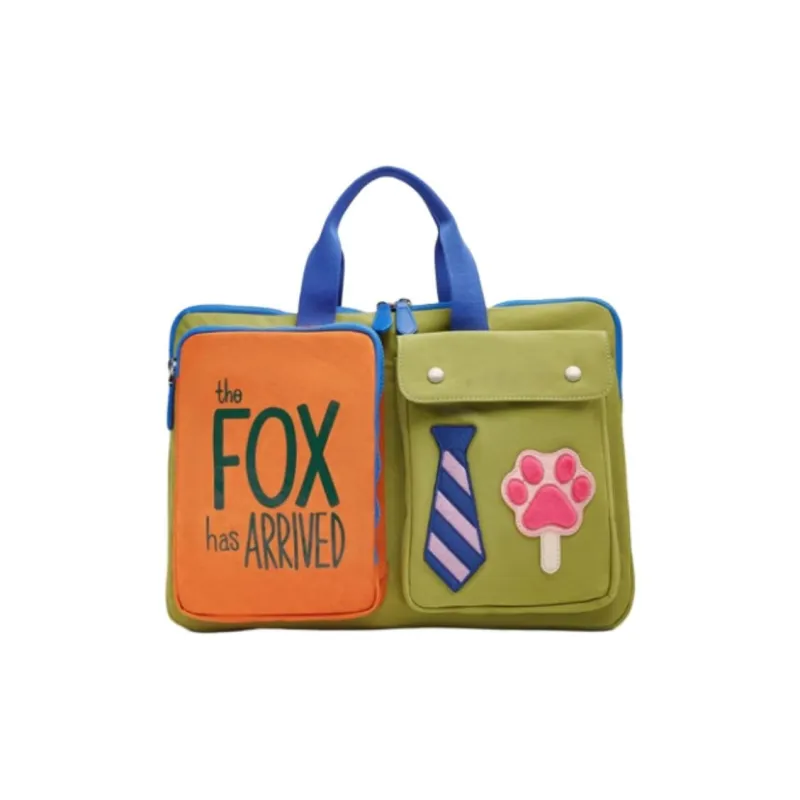 Teenmix Fabric Handbag Tubas Women's Nick Brown & Green/Judy Blue & Black-0
