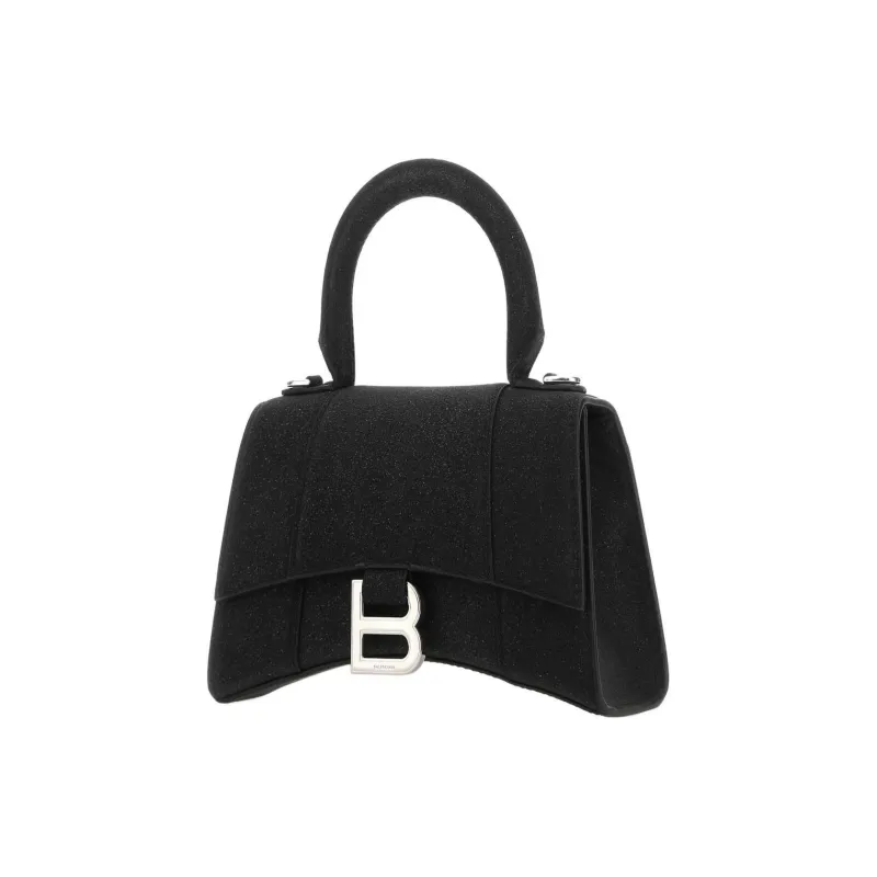 Balenciaga Hourglass TPU Shoulder Bag, Crossbody Bag, Handbag Extra Small Women's Black-1