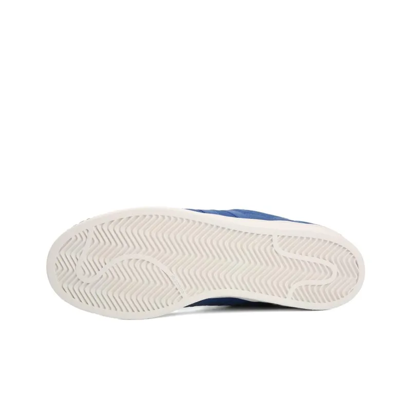 Adidas Originals SUPERSTAR Anti Slip Wear Resistant Low Top Skateboard Shoes Men's Blue White-4