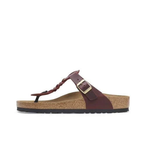 Birkenstock EVA Abrasion Resistant Flip Flops Women's Brick Red