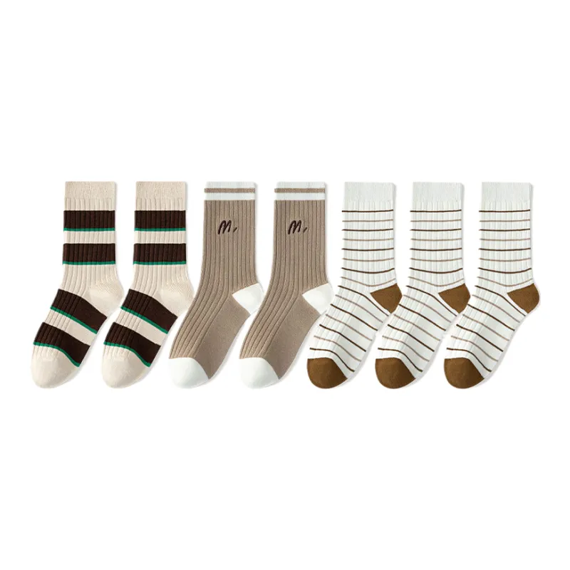 Lan Miao Mid Calf Socks Women's 7 Pack-3