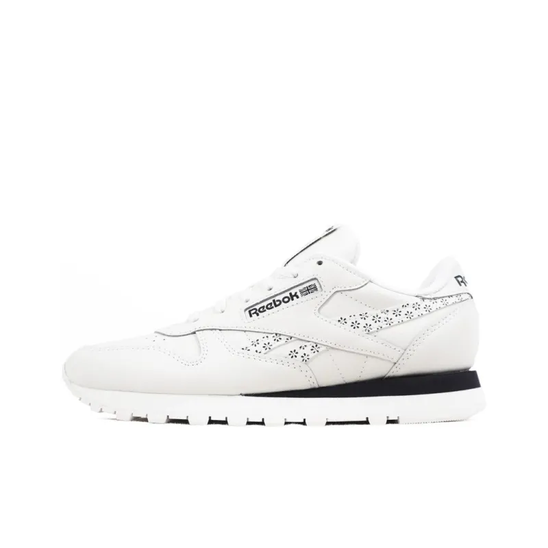 Reebok Women's Classic Leather 'Floral Logo Chalk Pure Grey' Women's-0