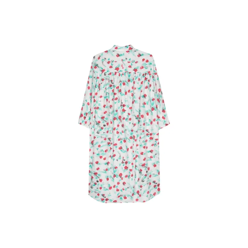 MARNI Reverie print Cotton Shirtdress-1