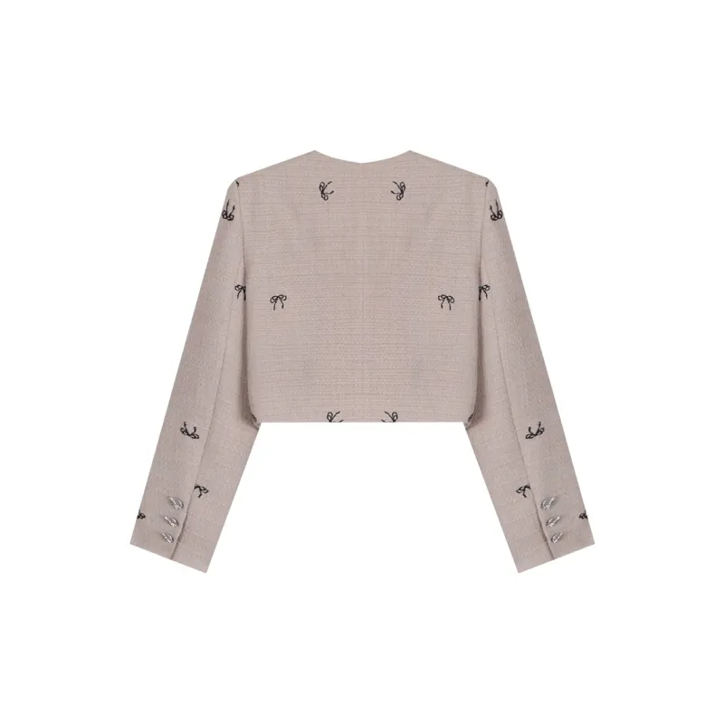 SONGBENSANGSANG Fall Cropped Coats Women's-1