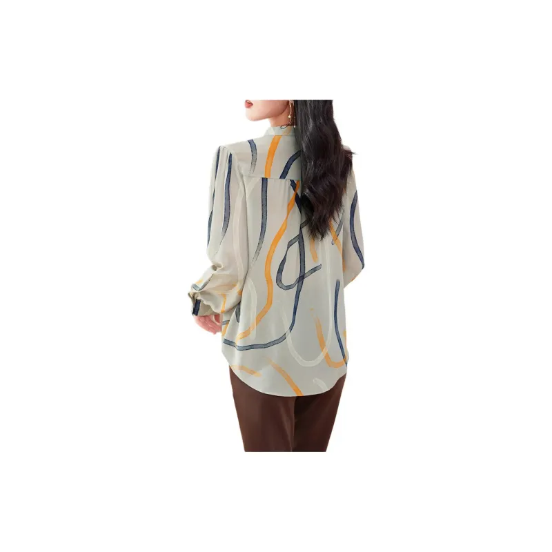 Yi Mengyuan Shirt Women's Light Greenish-1
