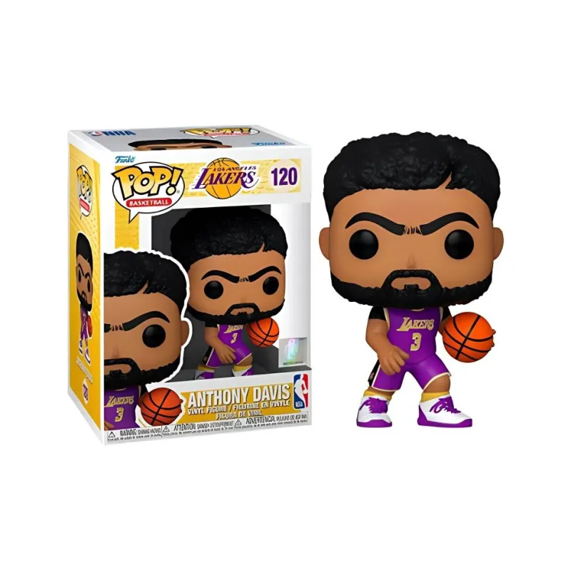 Funko NBA Star Characters Pop Lakers Davis The Brow Chibi Figures-2