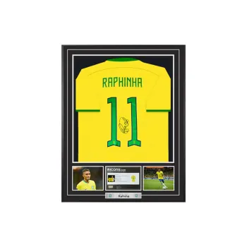 Three For Brazil National Team Jersey Icons Certificate, Deluxe Mounting Unisex