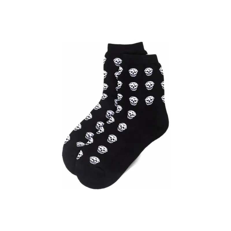 Alexander McQueen Logo Intarsia Crew Socks-0