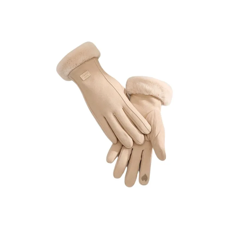 NANJIREN Thickened Warm Gloves Women's-0
