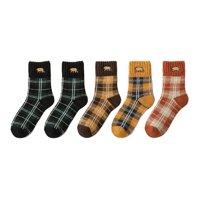 MIIOW Mid Calf Socks Men's Combo Set-17