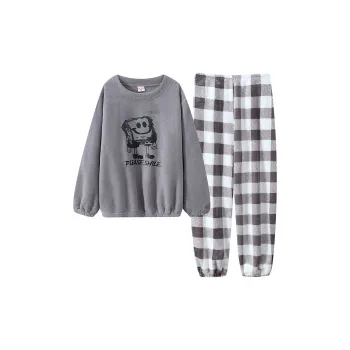 Maultiay Pajama Set Women's Gray