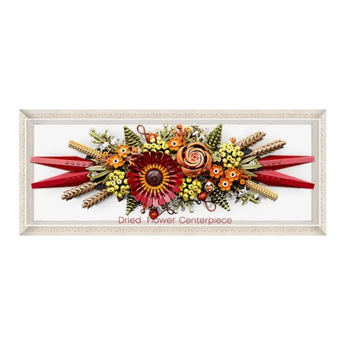 LIGHT YOUR BRICKS Compatibility Building Block 10314 Preserved Bouquet Wall Mounted Photo Frame Shown Model Accessories