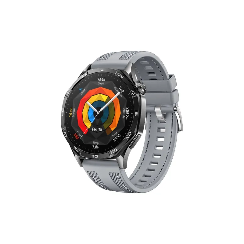 Watchbond Huawei Compatibility Watch Band 18/22mm Nylon, Silicone Material-5