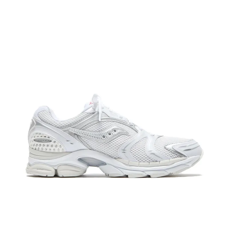 Saucony ProGrid Triumph 4 Abrasion Resistant Low Top Casual Shoes Men's White-1