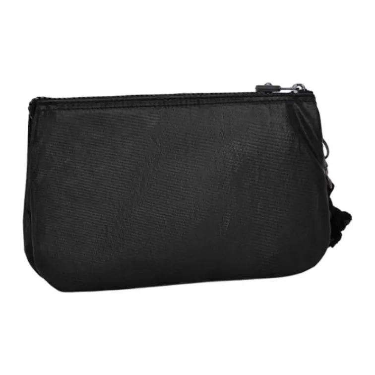 Kipling Polyamide Clutch Small Size Women's Black & Rose Gold/Black & Gold-2