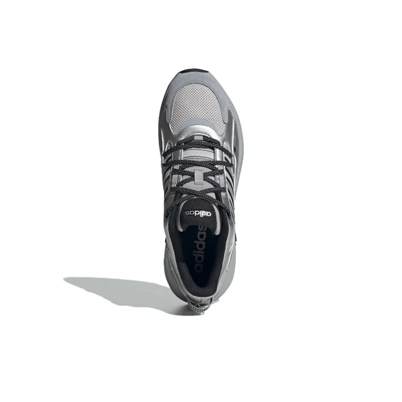Adidas Ozwave Slip Resistant Low Top Chunky Sneakers Unisex Silver Gray-3