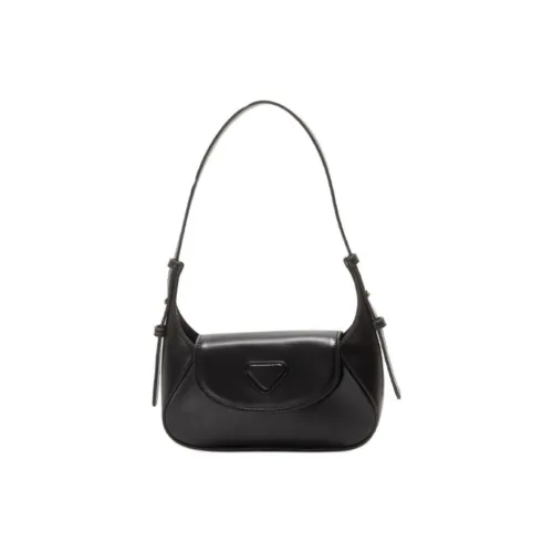 TTaG．baG Microfiber Leather Underarm Handbag, Shoulder Bag Women's Black/Ecru/Khaki/Red