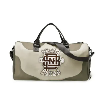 Spare No Pains. Polyester Crossbody Bag, Gym Bag, Handbag, Travel Bag Unisex Brown