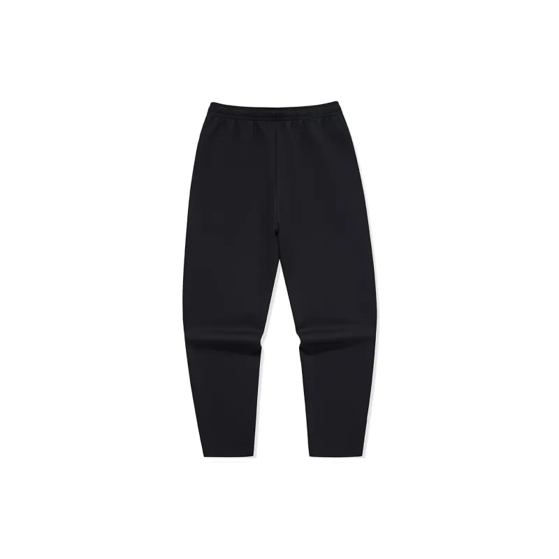 Erke Variety Training Collection Knitted Sweatpants Men's Jet Black-1