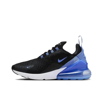 Nike Air Max 270 Black Metallic Silver Royal Pulse Women's