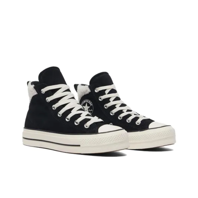 Converse Chuck Taylor All Star Lift Platform High 'Puff Black Egret' Women's-2