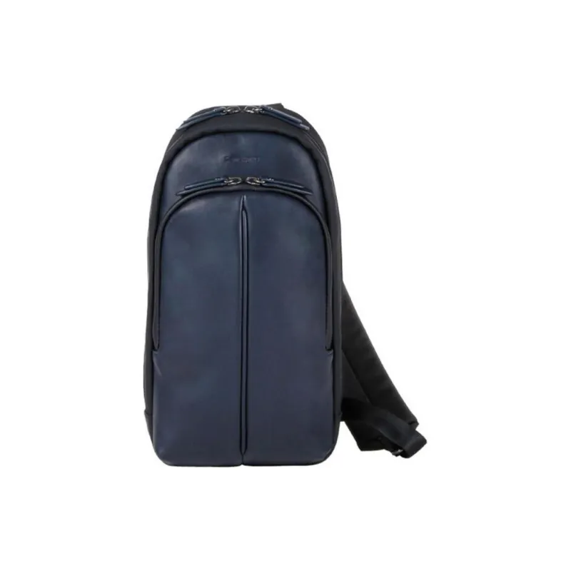 SAMSONITE Leather Sling Bags Crossbody Bags Unisex Marine Blue-0