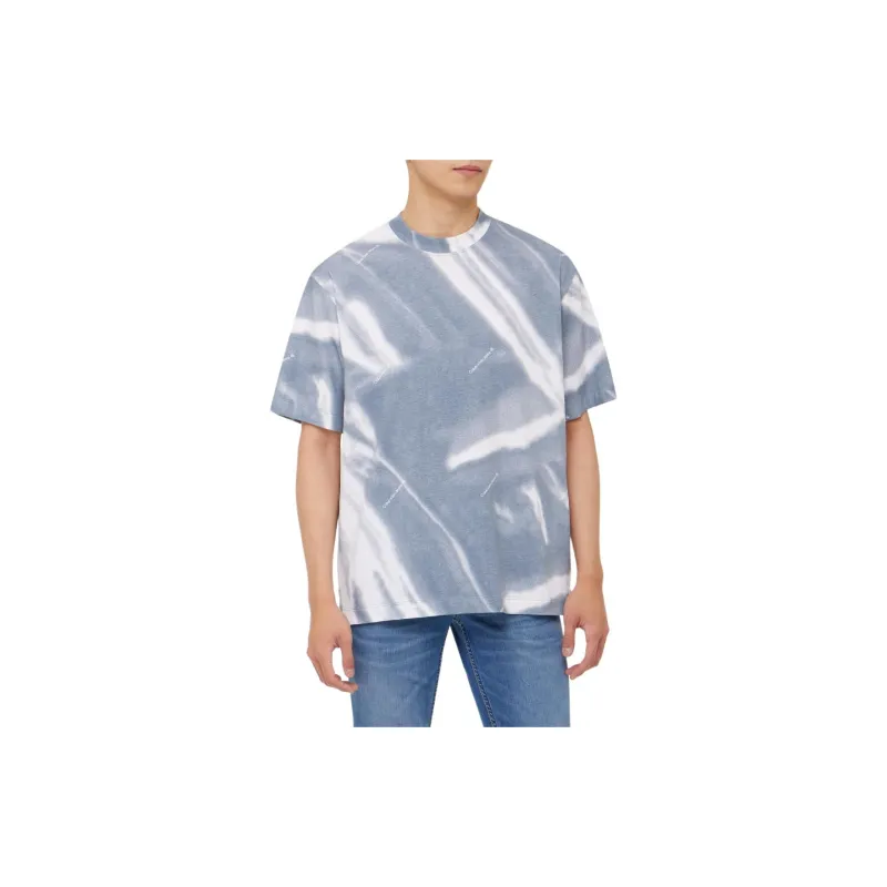 Calvin Klein T Shirts Men Blue White Mixed Color-4