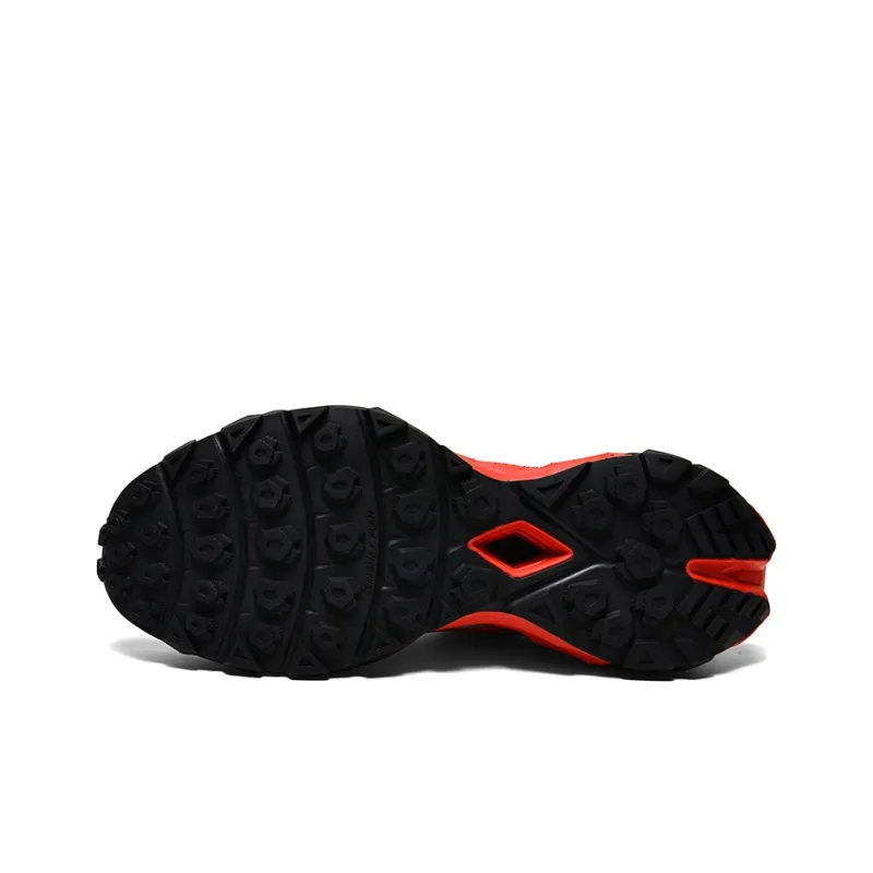 GLUNA Cushioning Anti-Slip And Wear-Resistant Low-Top Trekking Shoes Unisex Red-5
