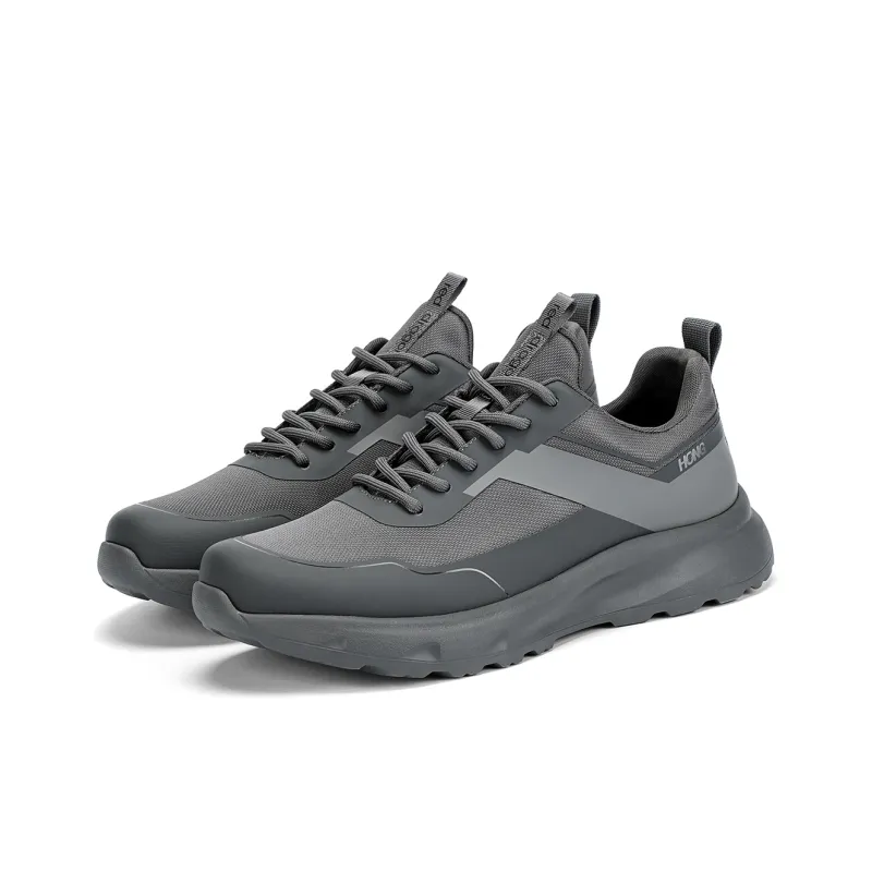 RED DRAGONFLY Athletic Shoes Lightweight And Breathable Low Top Casual Shoes Men's Black Gray-10