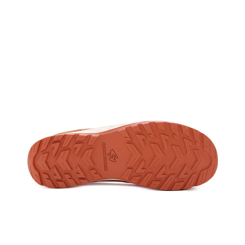Slider Travel Series Cushioned Wear Resistant Slip Resistant Low Top Outdoor Shoes Women's Rusty Red-4