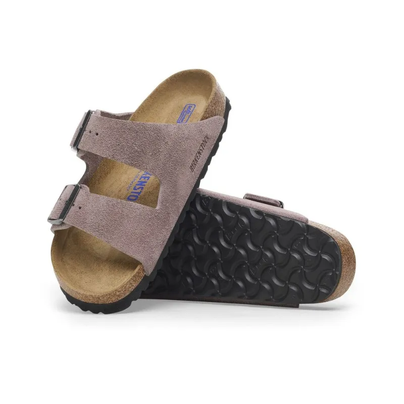 Birkenstock Arizona Soft Footbed Abrasion Resistant Slide Slippers Unisex Light Purple Regular-4