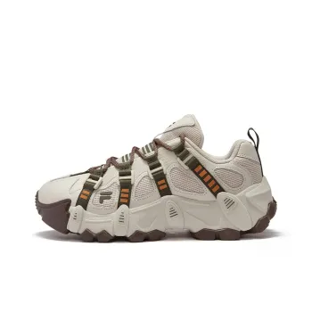 FILA FUSION EXOCET Mountains Shoes Wear Resistant Low Top Casual Shoes Women's Almond Milk White