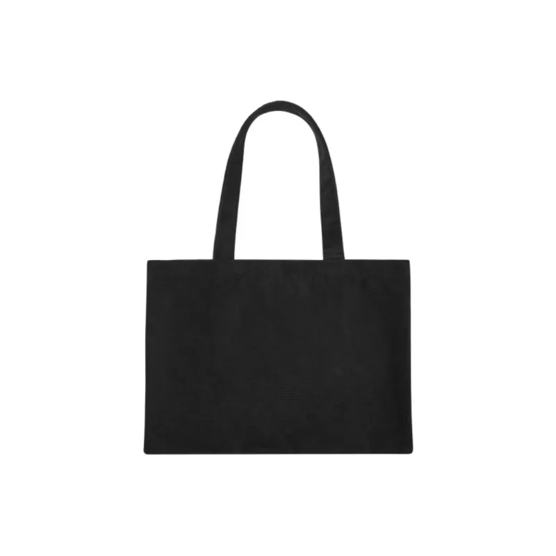 Emis Cotton Tote Bag, Shopping Bag, Handbag, Shoulder Bag Women's Black-1