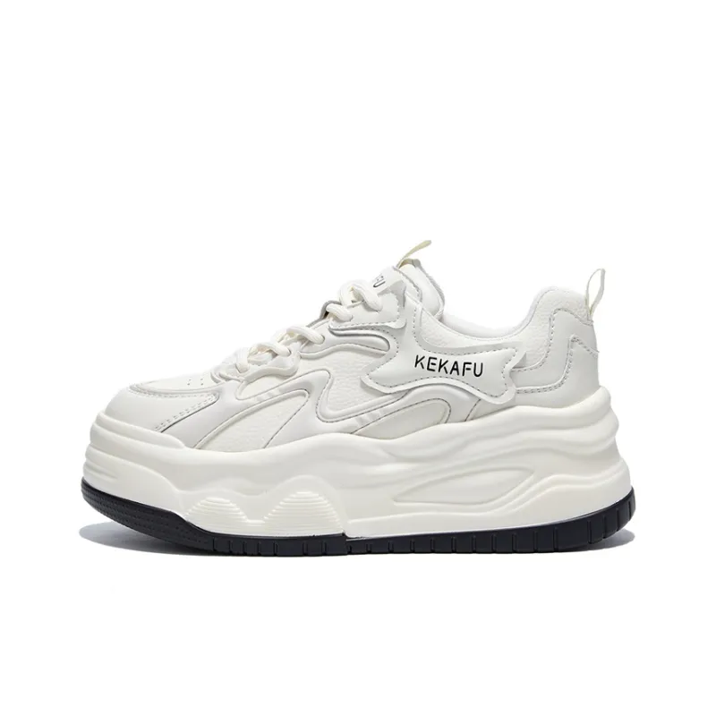 KEKAFU Anti Slip Wear Resistant Low Top Chunky Sneakers Women's-8