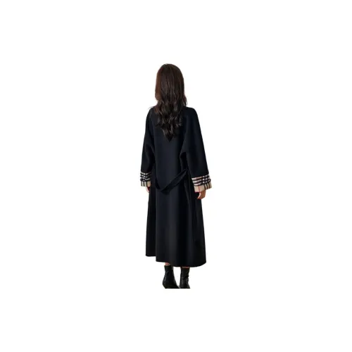 La Chapelle Coat Women's Elegant Black