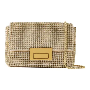 Loeffler Randall Glass One Shoulder Crossbody Clutches Medium Size Women's Yellow
