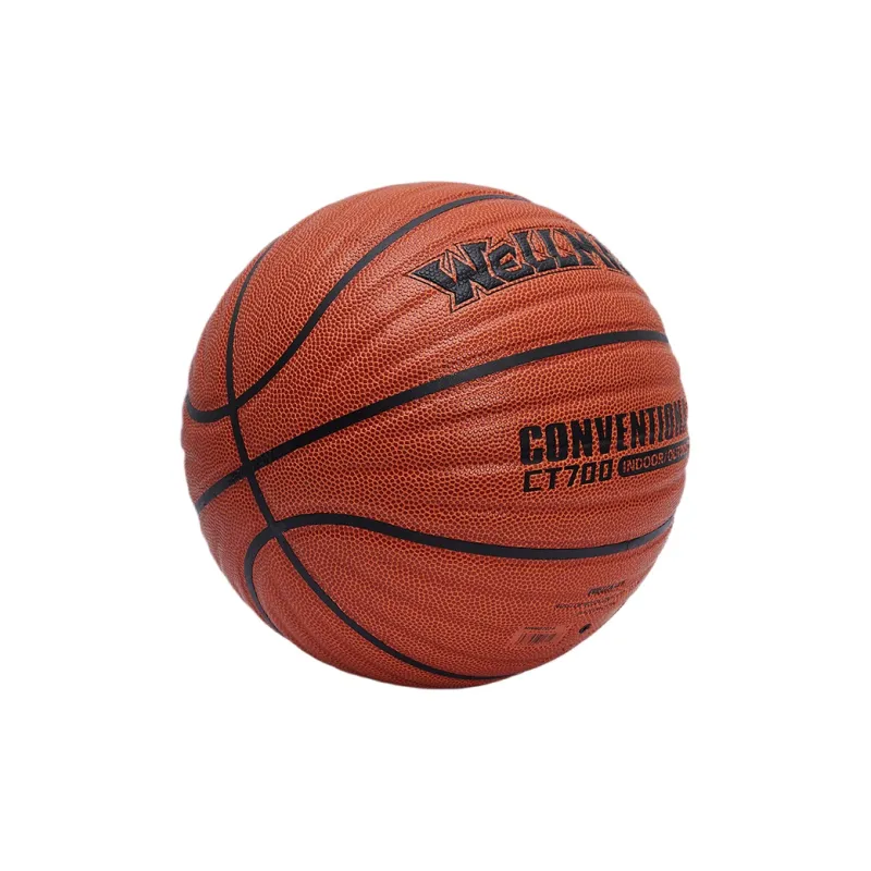 WELLman PU Basketball Full Brown Size 7 Ball Training Unisex-1
