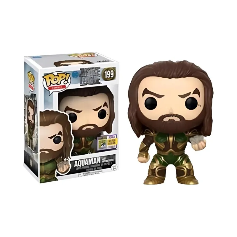 Funko POP! Collection HEROES Movie Justice League The Flash Aquaman Chibi Figures-2