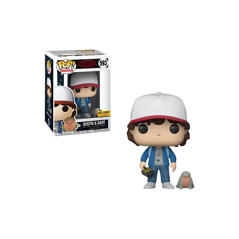 Funko POP! Collection TELEVISION Stranger Things Dustin And Dada Chibi Figures-2