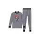 Navy Blue Mock Neck Biker Boy
