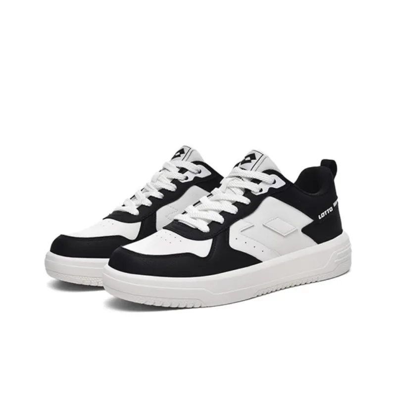 LOTTO Anti Slip Wear Resistant Low Top Skateboard Shoes Unisex Black-2