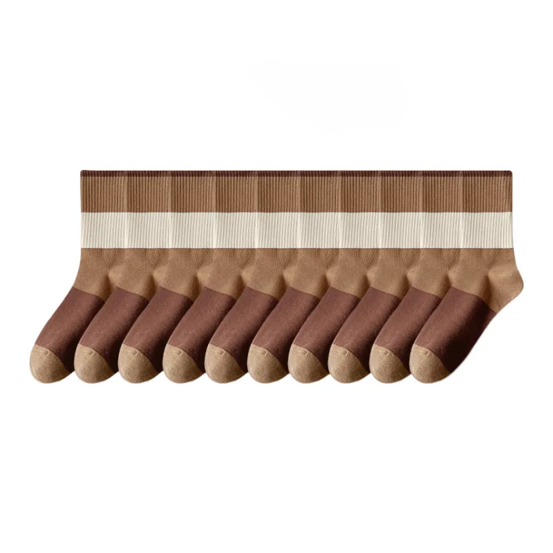 Lan Miao Mid Calf Socks Women's 10 Pack-7